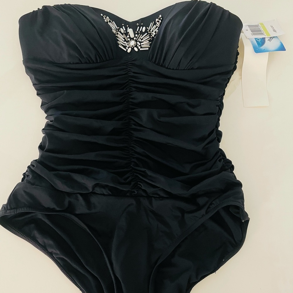 Badgley  Mischka one piece swimsuit